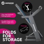 Horizon Fitness 7.4 AT Studio Series Treadmill 3.5HP Bluetooth Folding 350lbs Capacity 0-15% Incline - Image 5
