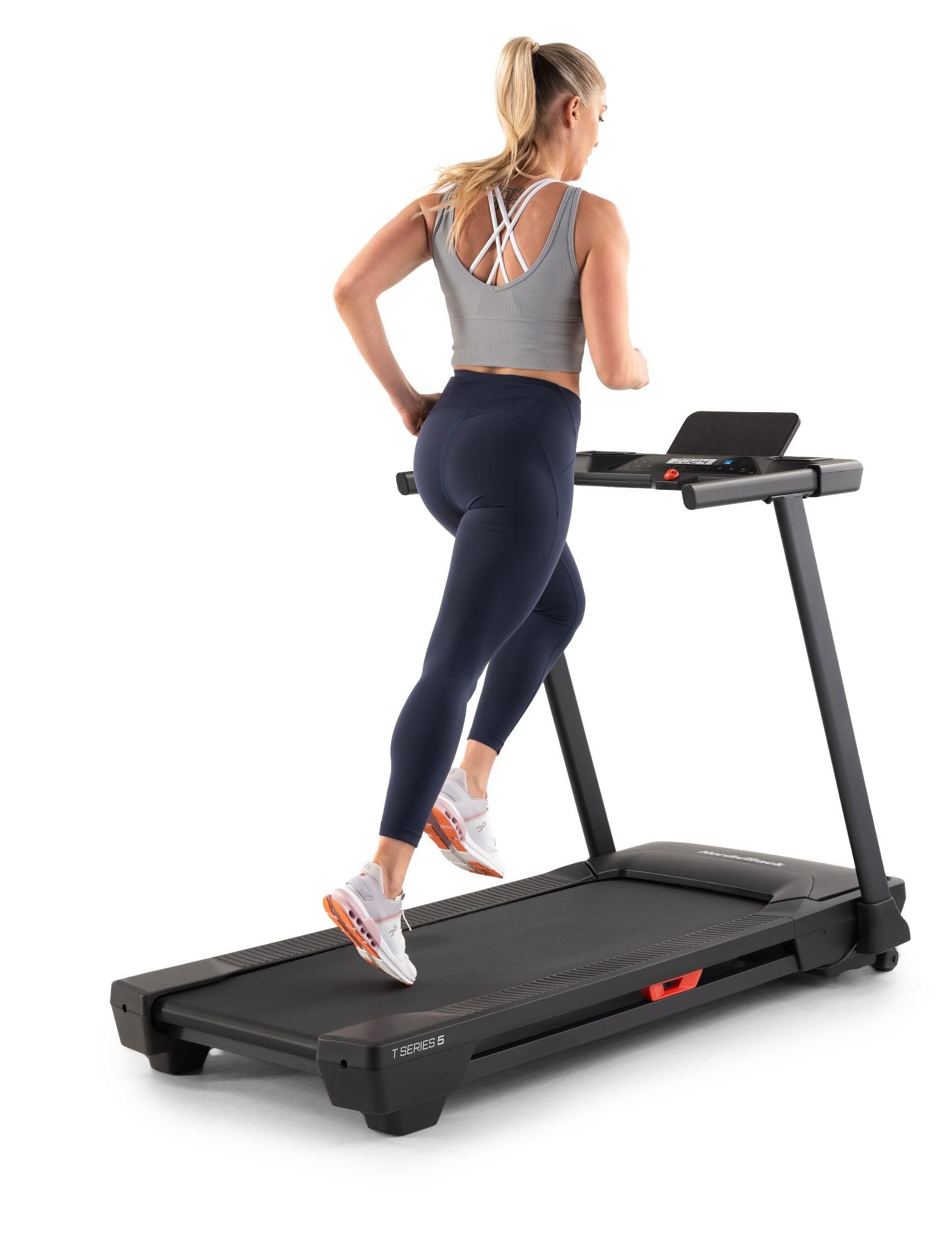 610y5qApp0L NordicTrack T Series 5 Starter Treadmill, 0-10 MPH, 0-10% Incline, KeyFlex Cushioning & iFIT Ready - Image 1