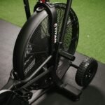 Titan Fitness Air Resistance Fan Bike with LCD Console & Heart Rate Tracking - Stationary Exercise Bike Black - Image 8
