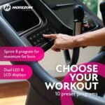 Horizon Fitness 7.4 AT Studio Series Treadmill 3.5HP Bluetooth Folding 350lbs Capacity 0-15% Incline - Image 8
