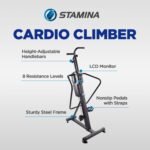 Stamina Cardio Climber with Smart Coaching – 8 Magnetic Resistance Levels, Total Body Stepper - Image 2