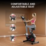 HARISON Upright Exercise Bike, 14-Level Magnetic Resistance, 350lb Capacity, Quiet Stationary Bike for Home - Image 3