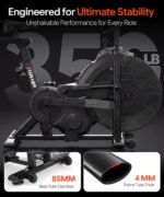 Eryntix Dual Resistance Air Bike with Magnetic Control & APP Connection for HIIT Home Gym Training - Image 2
