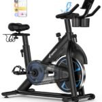 MERACH S36 Exercise Bike, Infinite Magnetic Resistance, Bluetooth App, 330lbs Capacity