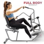 Sunny Health & Fitness Smart Recumbent Cross Trainer SF-RBE420035 for Seniors & Low-Impact Exercise - Image 4