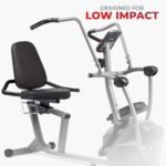 Sunny Health & Fitness Smart Recumbent Cross Trainer SF-RBE420035 for Seniors & Low-Impact Exercise - Image 3