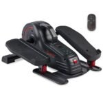 Sunny Health & Fitness Smart Motorized Under Desk Elliptical – 18 Speeds, Remote Control, Bluetooth SunnyFit App