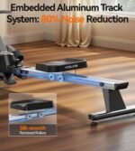 YOSUDA Magnetic Rowing Machine – 16 Resistance Levels, 400 lbs Capacity, Foldable Rower with Bluetooth & App Support - Image 4