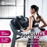 Horizon Fitness T202 Folding Treadmill 12 MPH 12% Incline Bluetooth 325lbs Capacity 60" Deck - Image 7