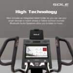 Sole Fitness E98 Elliptical Machine, 13.3" Touch Screen, 20" Stride, 20 Incline Levels, Bluetooth, 400LB Capacity - Image 3