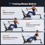 MERACH RS3 Sculls Rowing Machine, 16 Magnetic Resistance Levels, 350lbs Capacity, Bluetooth App - Image 3