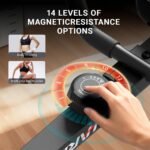 HARISON Upright Exercise Bike, 14-Level Magnetic Resistance, 350lb Capacity, Quiet Stationary Bike for Home - Image 5