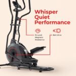 Sunny Health & Fitness Upright Magnetic Elliptical Machine – 16 Resistance Levels, SunnyFit App, Pulse Sensor - Image 6