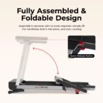 Sunny Health & Fitness Auto Incline Treadmill – Fully Assembled, 15% Incline, 2.5HP Motor, 20"x53" Running Surface - Image 2