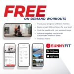 Sunny Health & Fitness Smart Magnetic Recumbent Cross-Trainer – 12 Resistance Levels, SunnyFit App, Full Body Workout - Image 2
