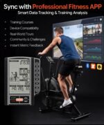 Eryntix Dual Resistance Air Bike with Magnetic Control & APP Connection for HIIT Home Gym Training - Image 6