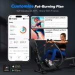 MERACH RS3 Sculls Rowing Machine, 16 Magnetic Resistance Levels, 350lbs Capacity, Bluetooth App - Image 7