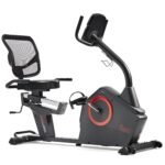 Sunny Health & Fitness Smart Programmable Recumbent Bike SF-RB4850SMART with Electro-Magnetic Resistance - Image 2