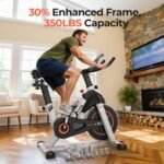 YOSUDA Magnetic Exercise Bike, Quiet Stationary Bike with App, Memory Foam Seat, 350 lb Capacity, Indoor Cycling - Image 4