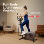 Sunny Health & Fitness Smart Elliptical Machine, 16 Resistance Levels, Bluetooth App, 300 LB Capacity, 12" Stride - Image 2
