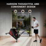 HARISON Upright Exercise Bike, 14-Level Magnetic Resistance, 350lb Capacity, Quiet Stationary Bike for Home - Image 4