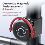 Sunny Health & Fitness Smart Elliptical Trainer with Bluetooth App, 8 Magnetic Resistance Levels, Compact Design - Image 5