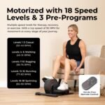 Sunny Health & Fitness Smart Motorized Under Desk Elliptical – 18 Speeds, Remote Control, Bluetooth SunnyFit App - Image 2