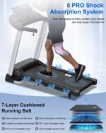 HUAGEED Heavy Duty Treadmill for Home, 400LBS Capacity, 3.5HP Motor, 18% Auto Incline, 12 MPH Speed - Image 7