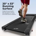 Sunny Health & Fitness Auto Incline Treadmill – Fully Assembled, 15% Incline, 2.5HP Motor, 20"x53" Running Surface - Image 4