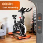 LFEYYD 400LB Magnetic Stationary Bike with Zwift & Kinomap App Connection, Ultra-Stable Heavy Duty Frame - Image 7