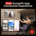 Sunny Health & Fitness Smart Recumbent Bike with Resistance Bands – 16 Magnetic Levels, SunnyFit App Compatible - Image 4