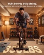 MERACH S36 Exercise Bike, Infinite Magnetic Resistance, Bluetooth App, 330lbs Capacity - Image 4